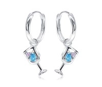 Silver Hoop Earring HO-2555